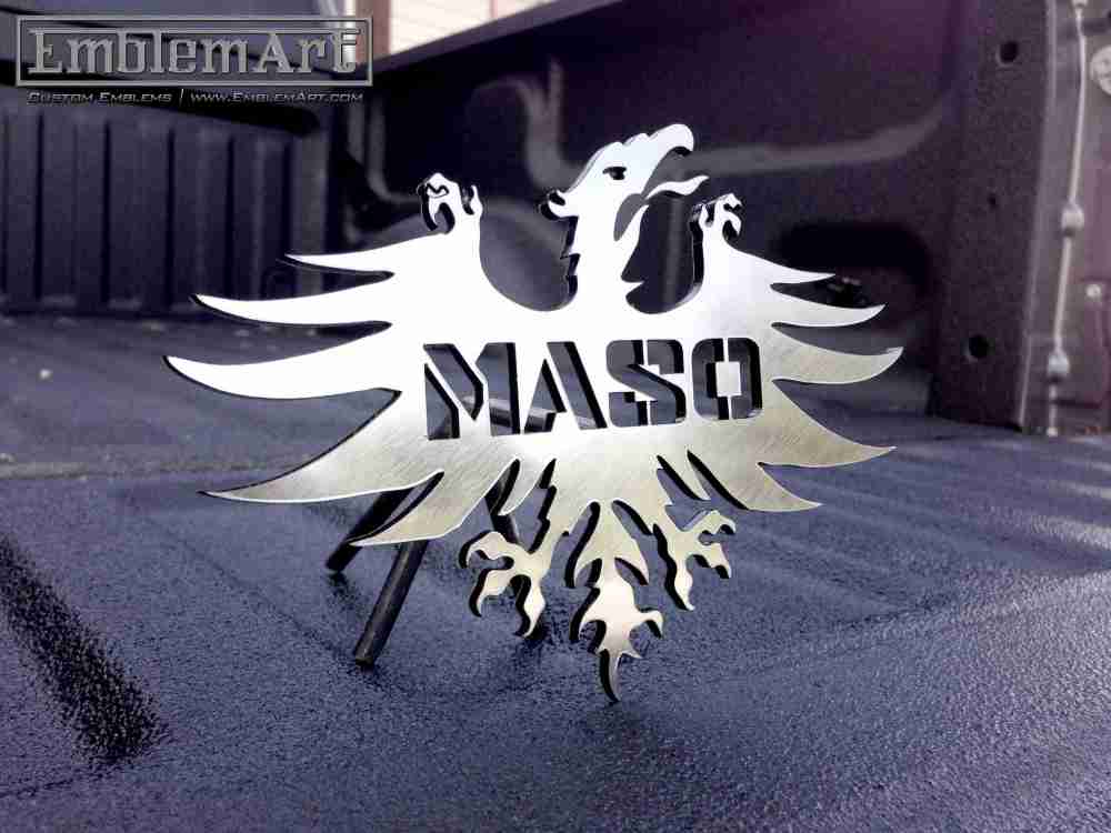 Custom Chrome Emblems - Custom Maso Emblem