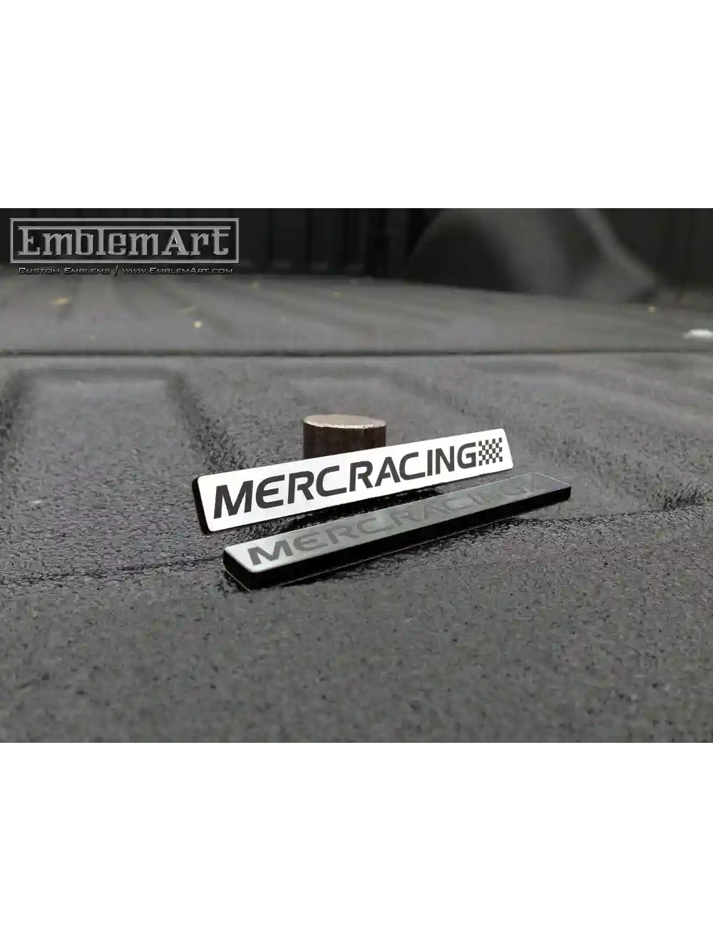 Custom Chrome Emblems - Mercracing Emblem