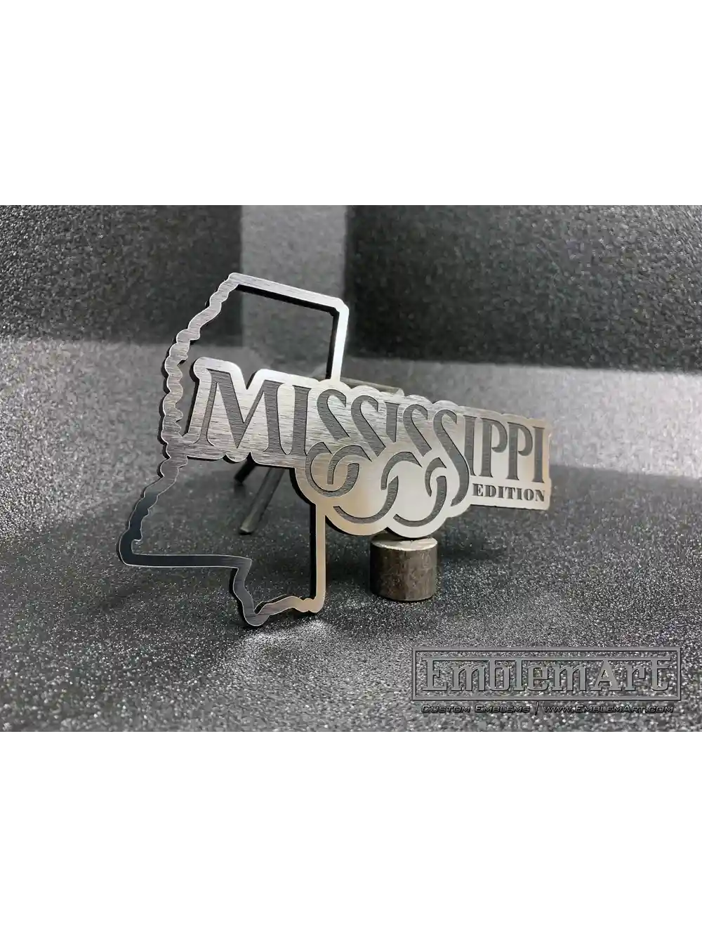 Custom Chrome Emblems - Mississippi 01 Chrome Emblem