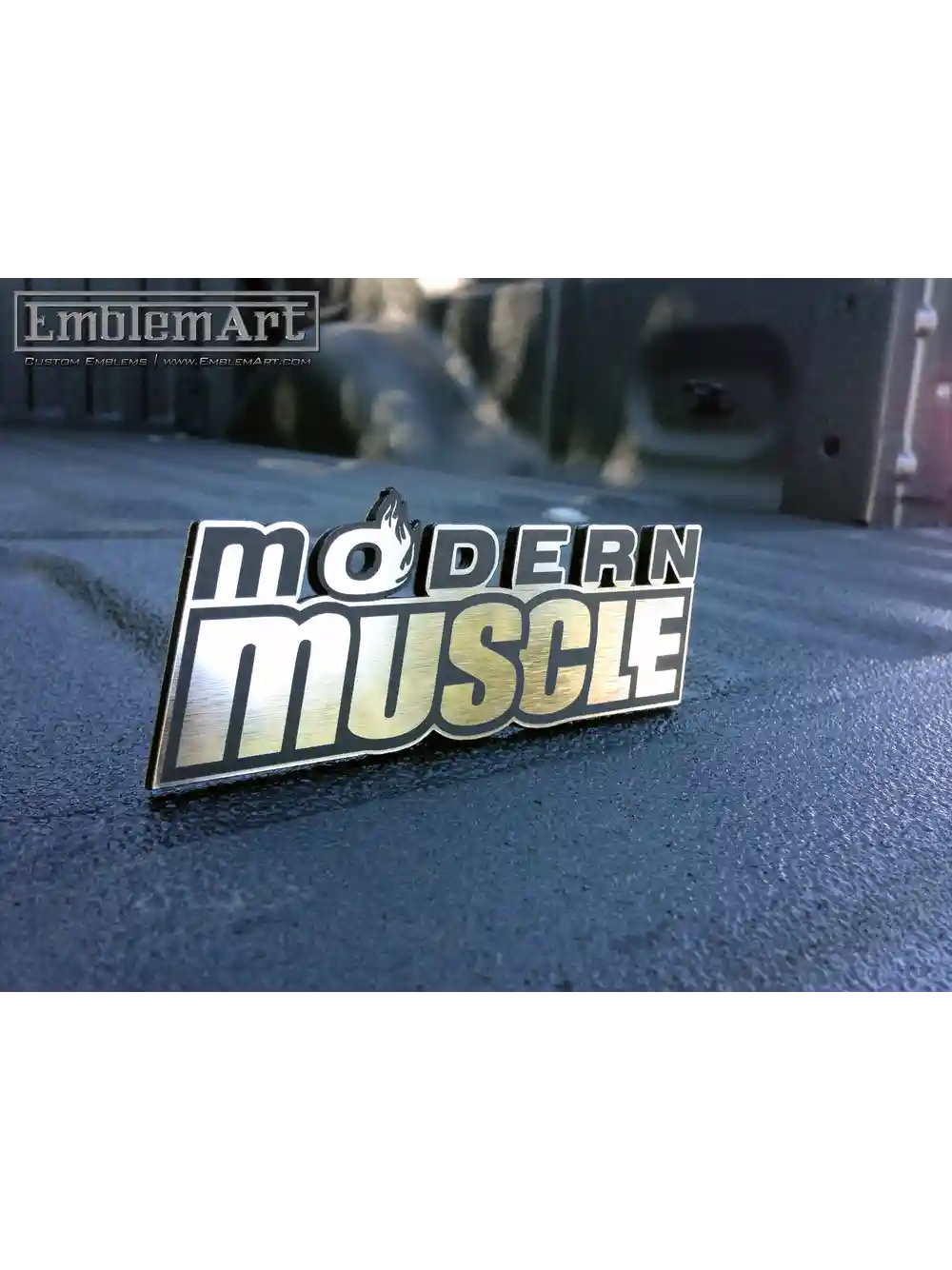 Custom Chrome Emblems - Modernmuscle01 Emblem