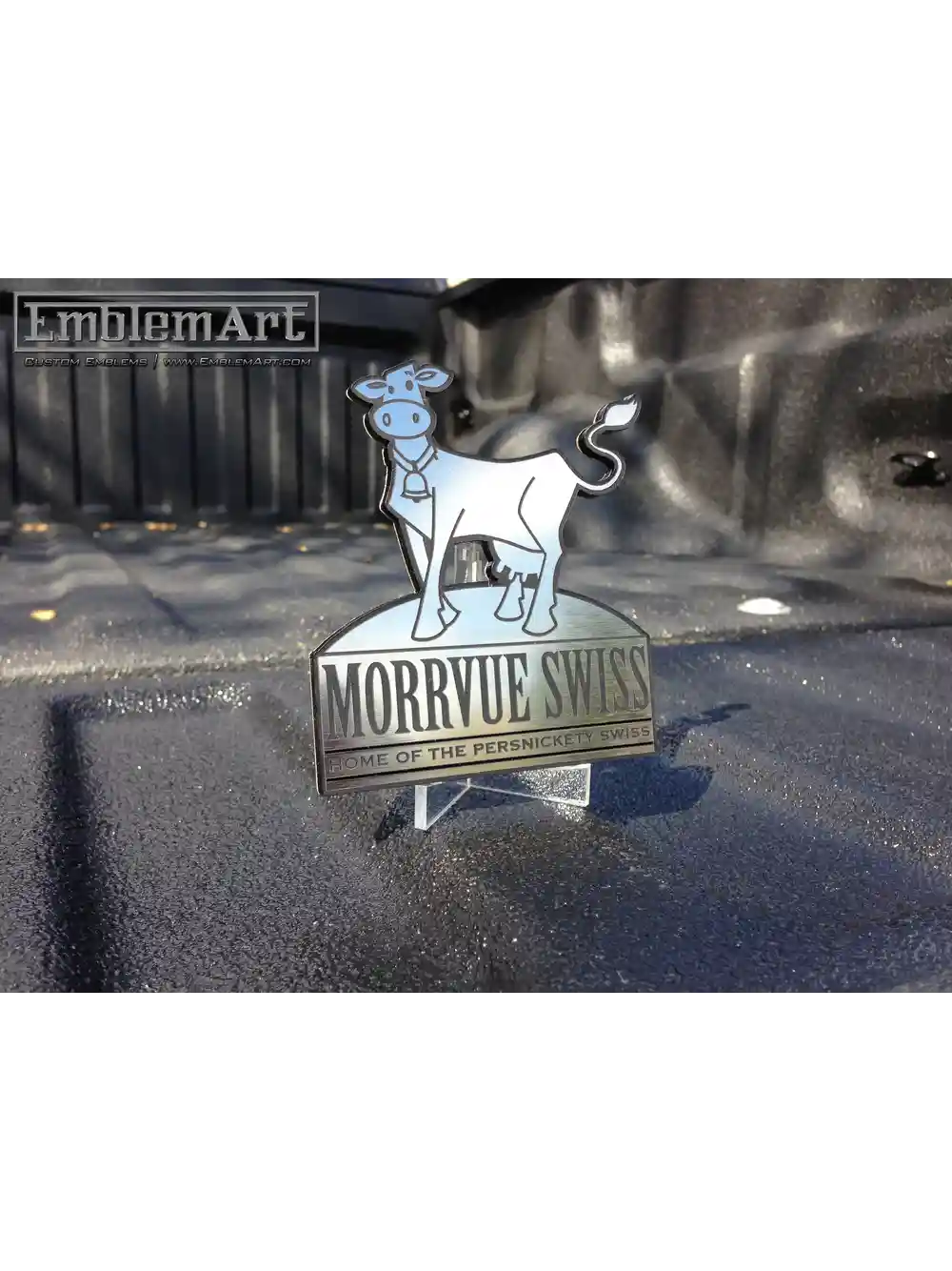 Custom Chrome Emblems - Morrvueswiss01 Emblem