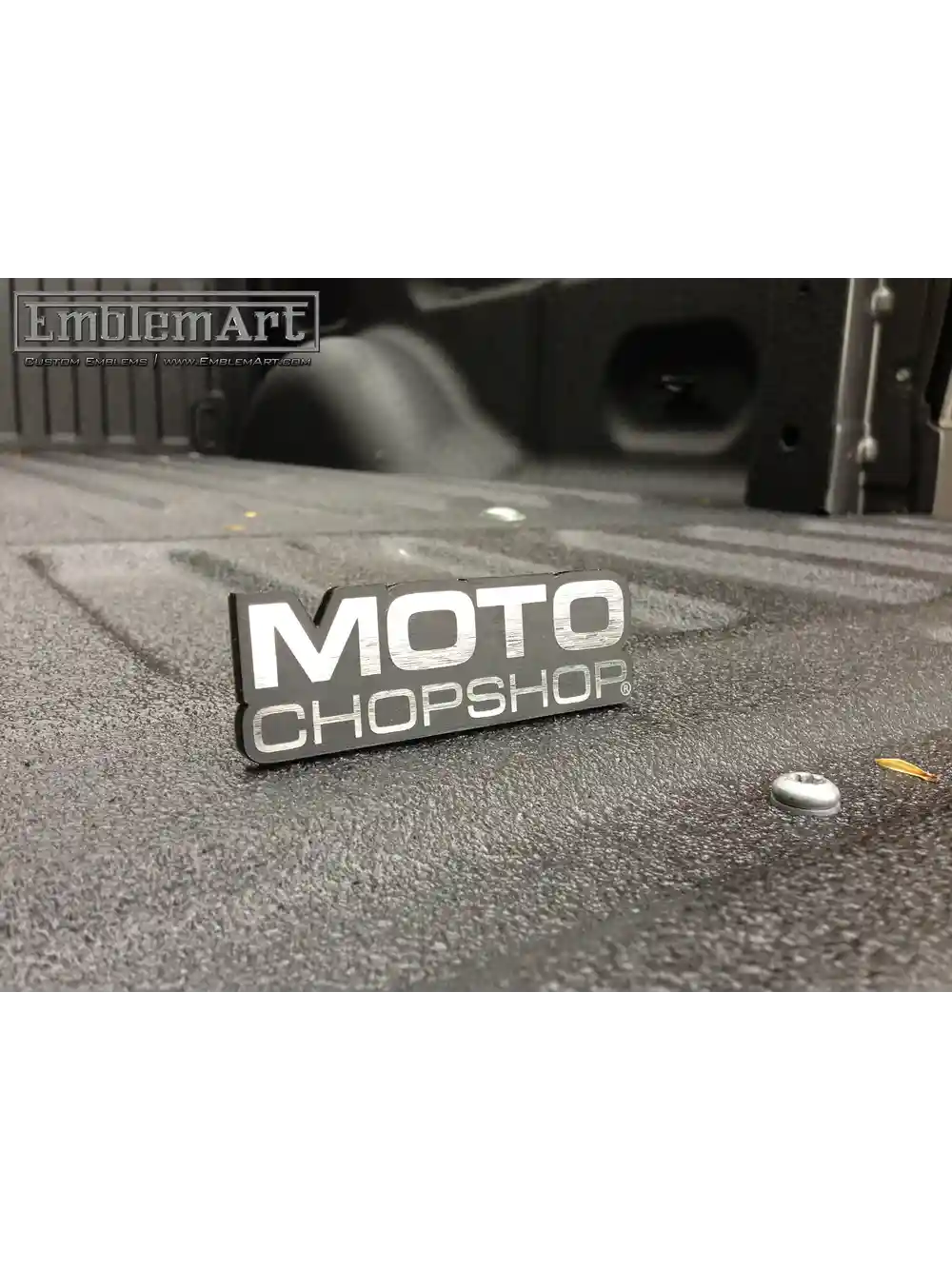 Custom Chrome Emblems - Motochopshop01 Emblem