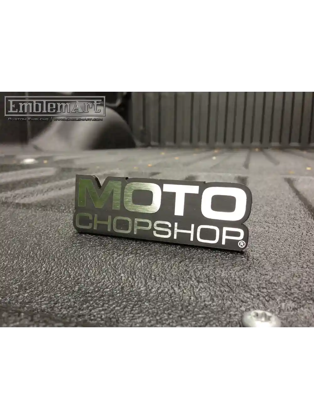 Custom Chrome Emblems - Motochopshop02 Emblem