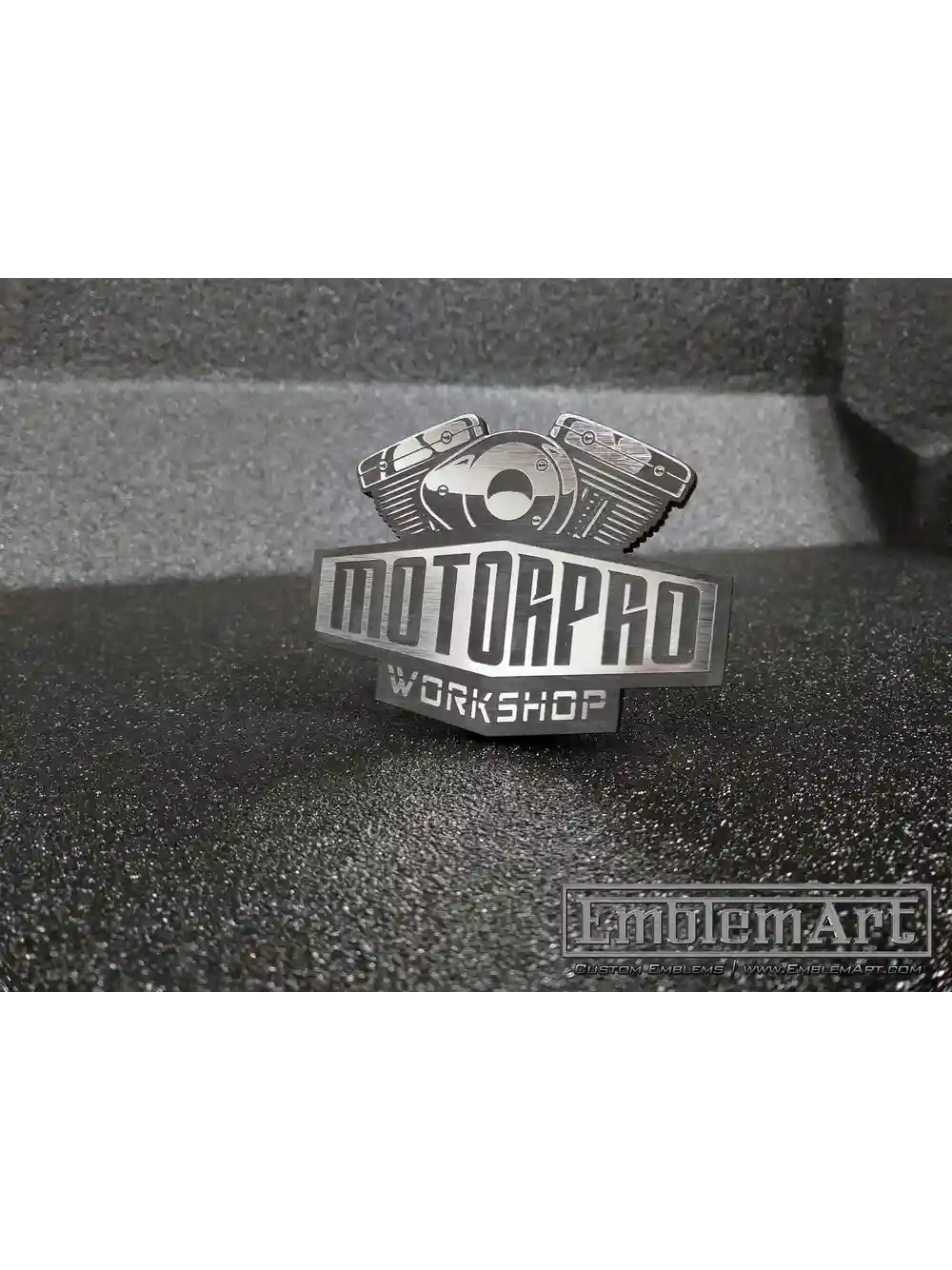 Custom Chrome Emblems - Motorpro Chrome 01 Emblem