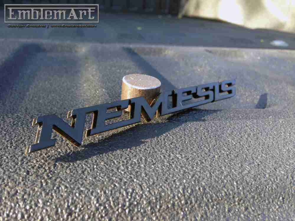 Custom Chrome Emblems - Custom Nemisis Emblem