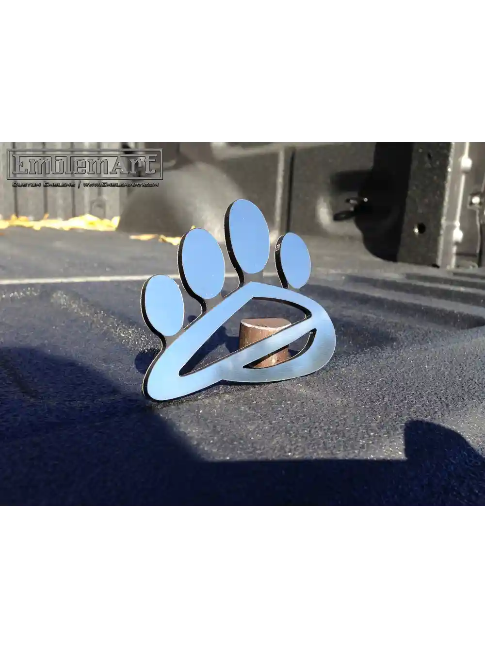 Custom Chrome Emblems - Paw01 Emblem