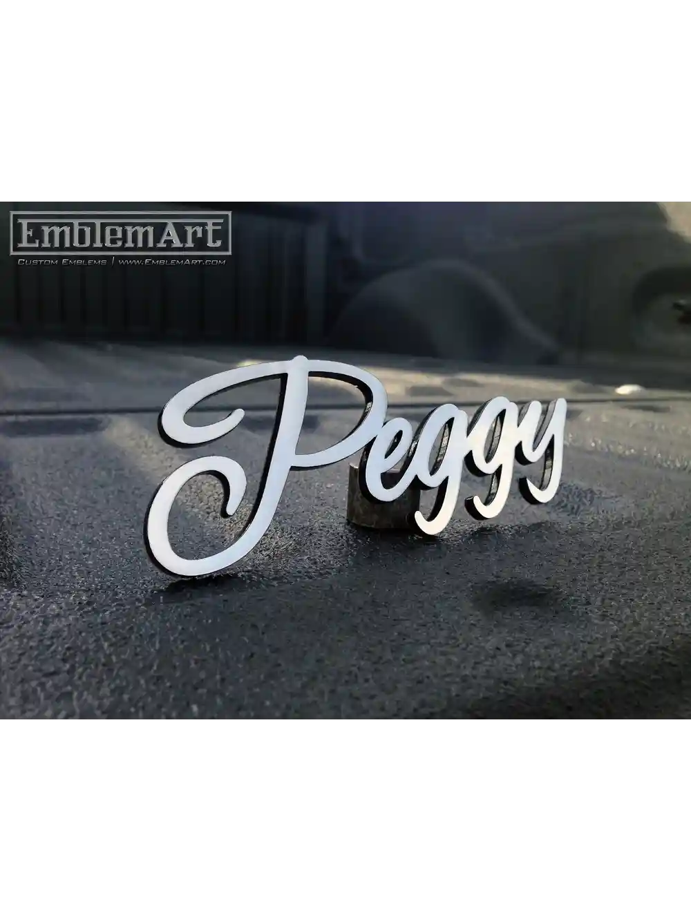 Custom Chrome Emblems - Peggy01 Emblem