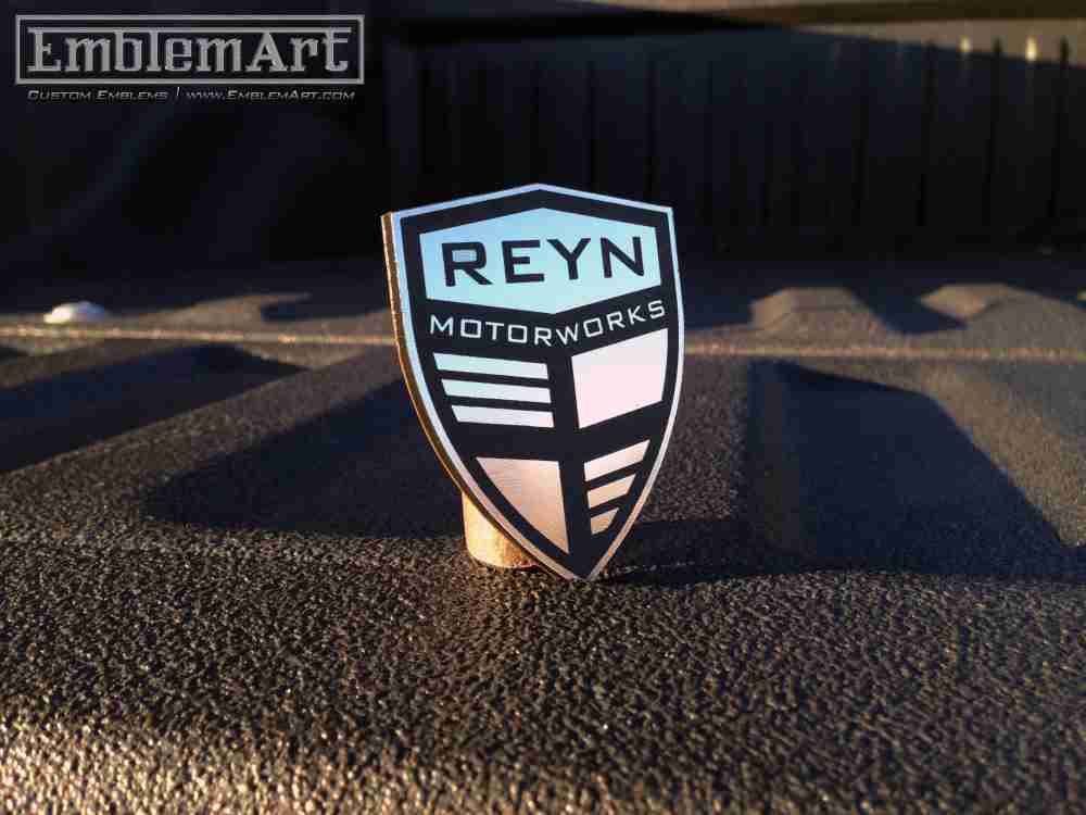 Custom Chrome Emblems - Custom Reyn Emblem
