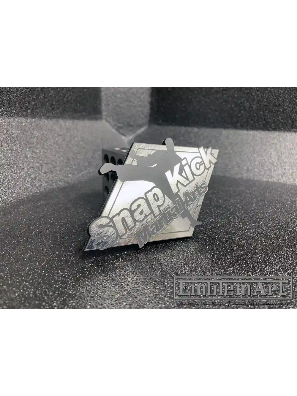 Custom Chrome Emblems - Snap Kick Chrome 01 Emblem
