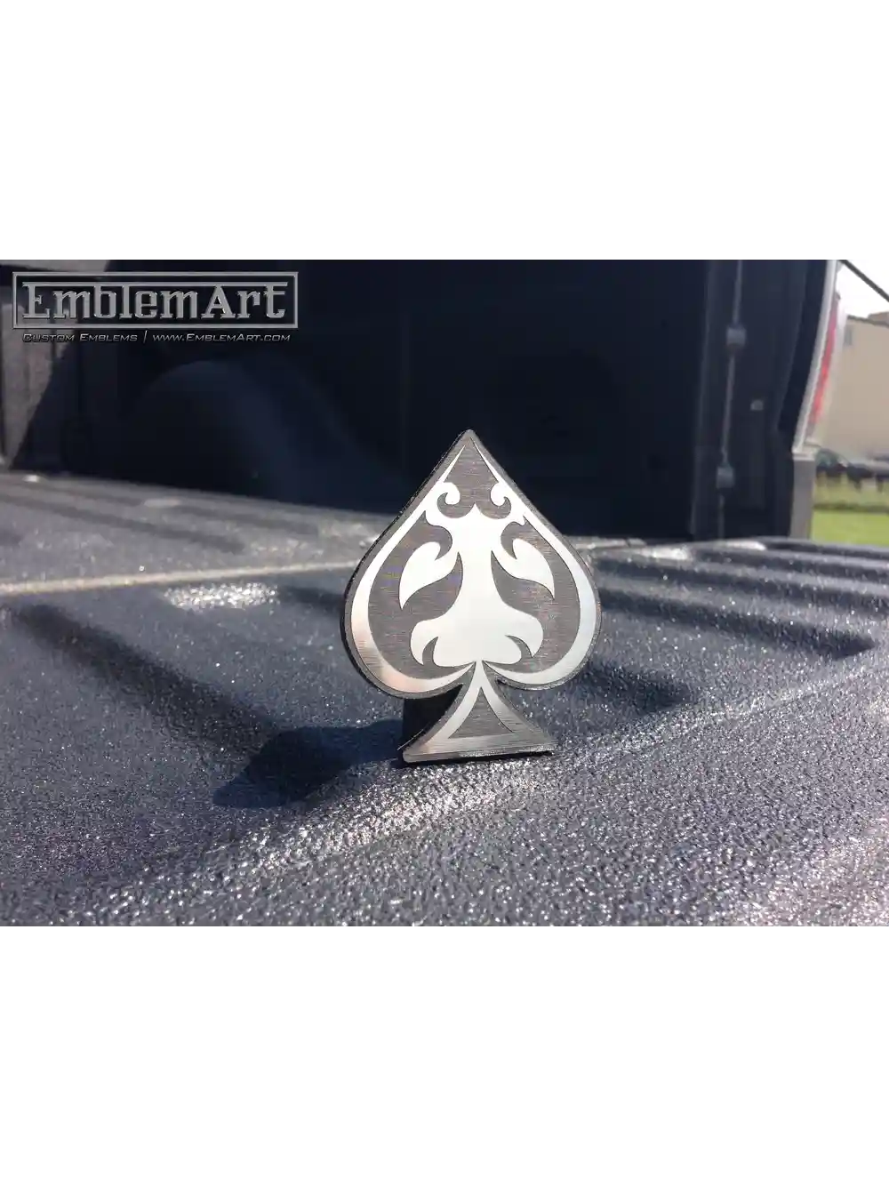 Custom Chrome Emblems - Spade01 Emblem