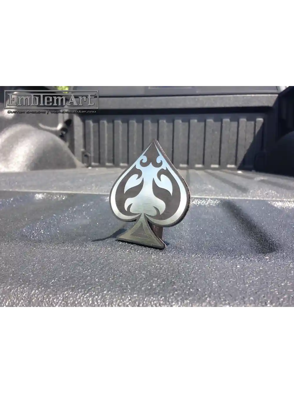 Custom Chrome Emblems - Spade02 Emblem