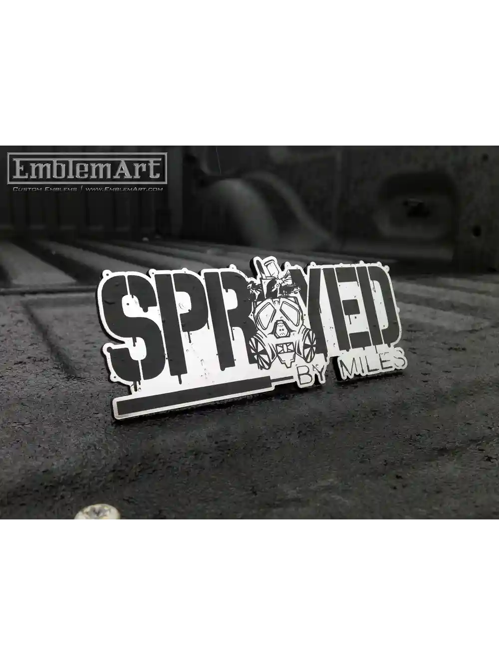 Custom Chrome Emblems - Sprayed01 Emblem