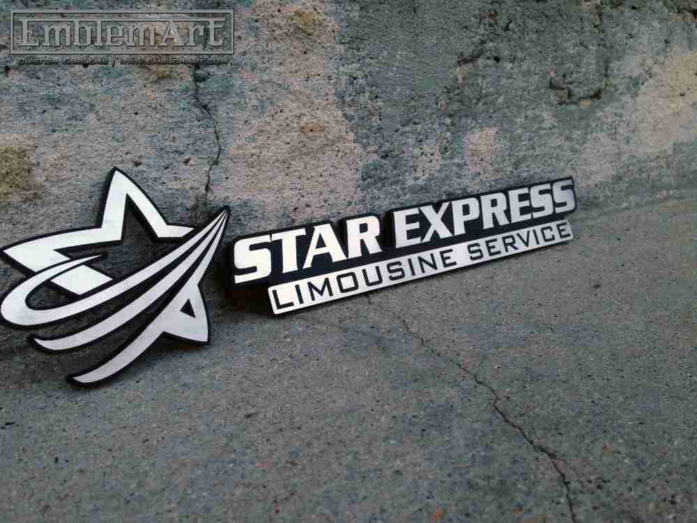 Custom Chrome Emblems - Custom Starexpress Emblem