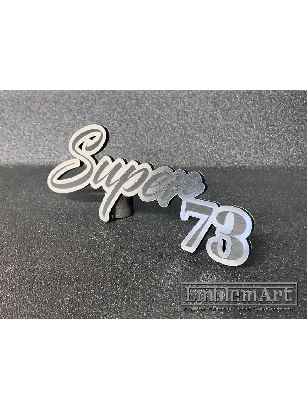 Custom Chrome Emblems - Super73 01 Chrome Emblem