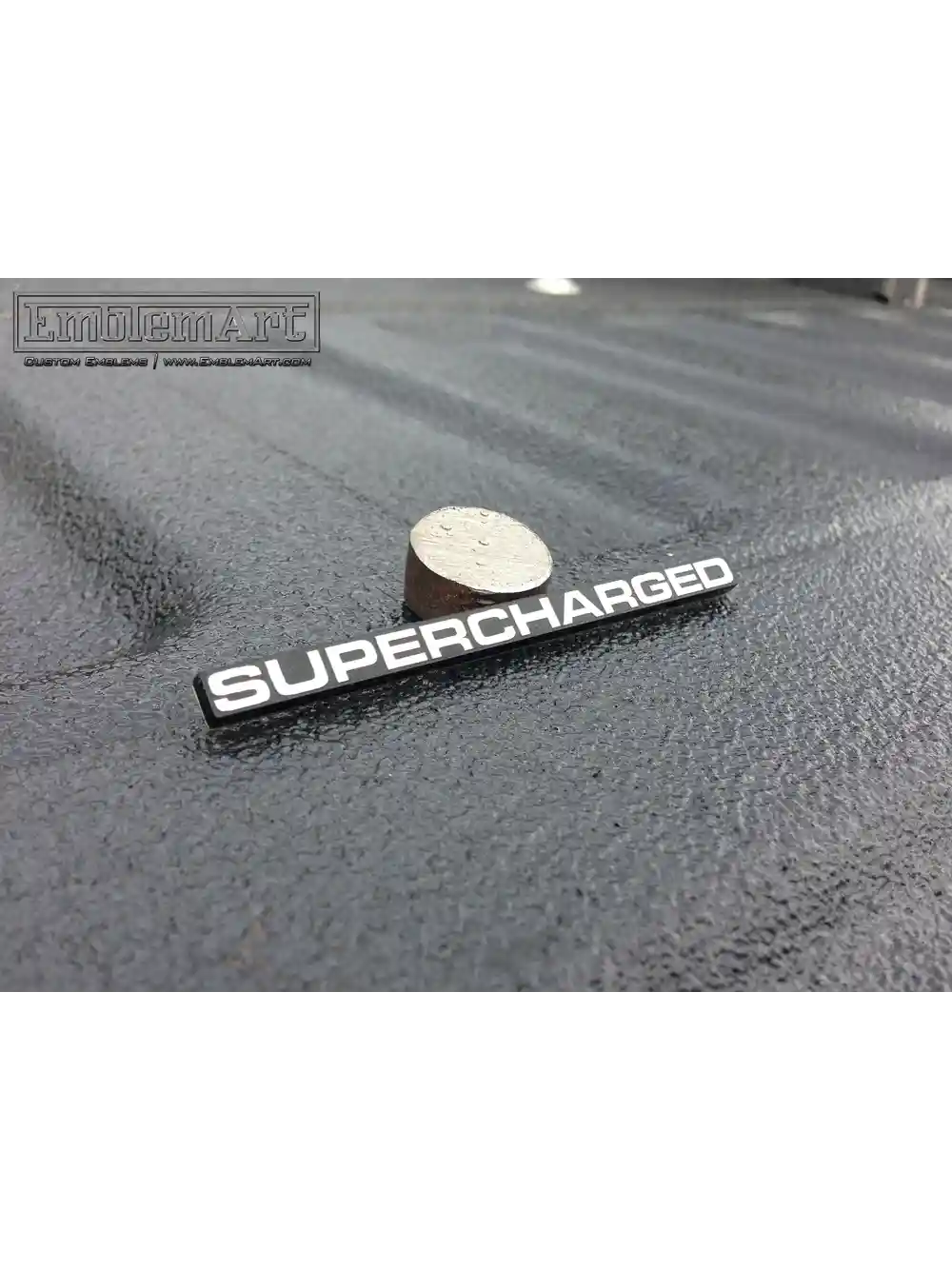 Custom Chrome Emblems - Supercharged01 Emblem