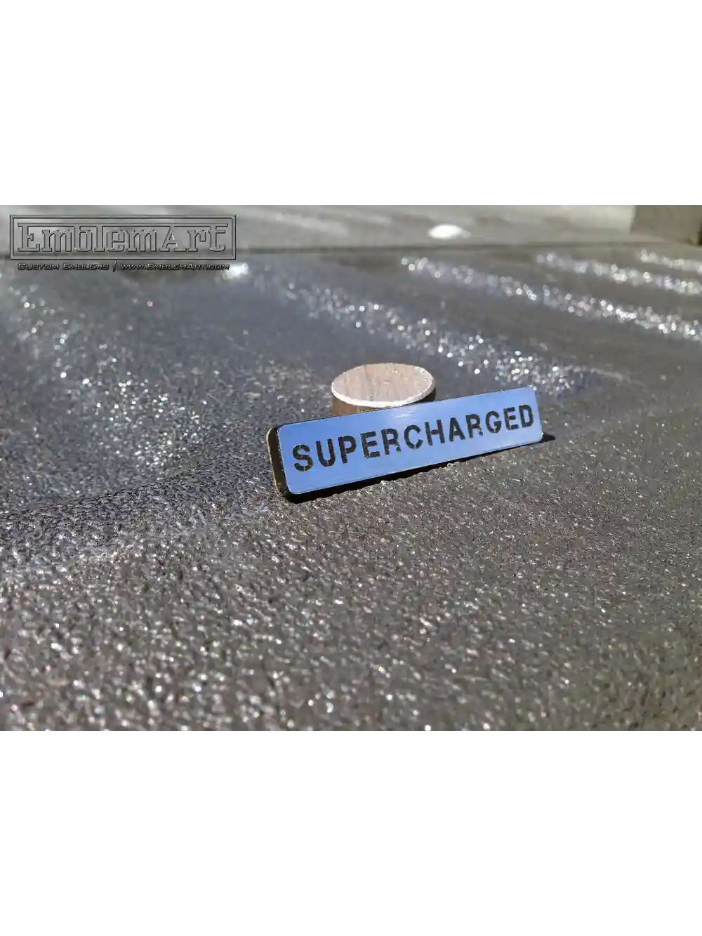 Custom Chrome Emblems - Supercharged04 Emblem