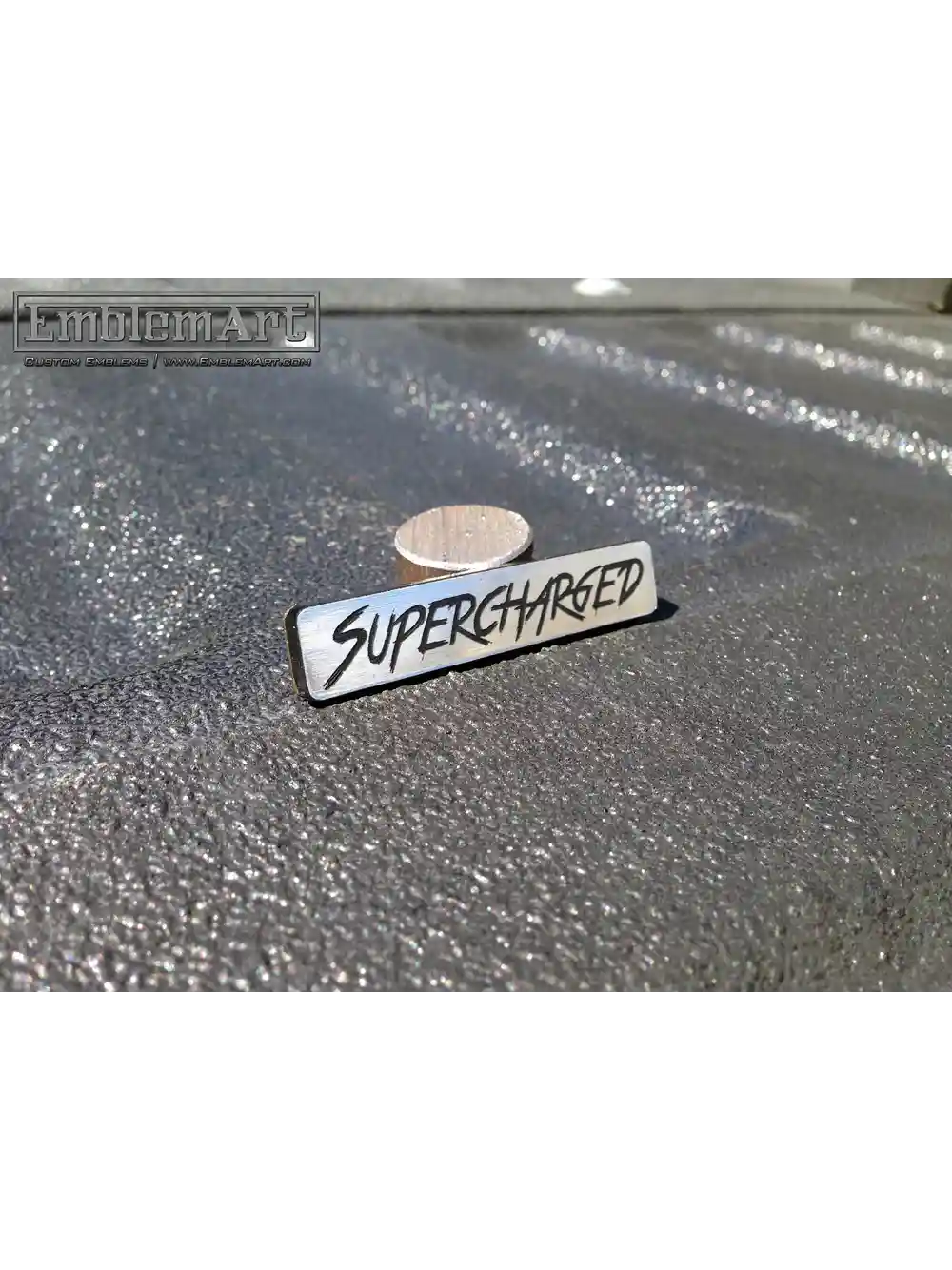 Custom Chrome Emblems - Supercharged05 Emblem