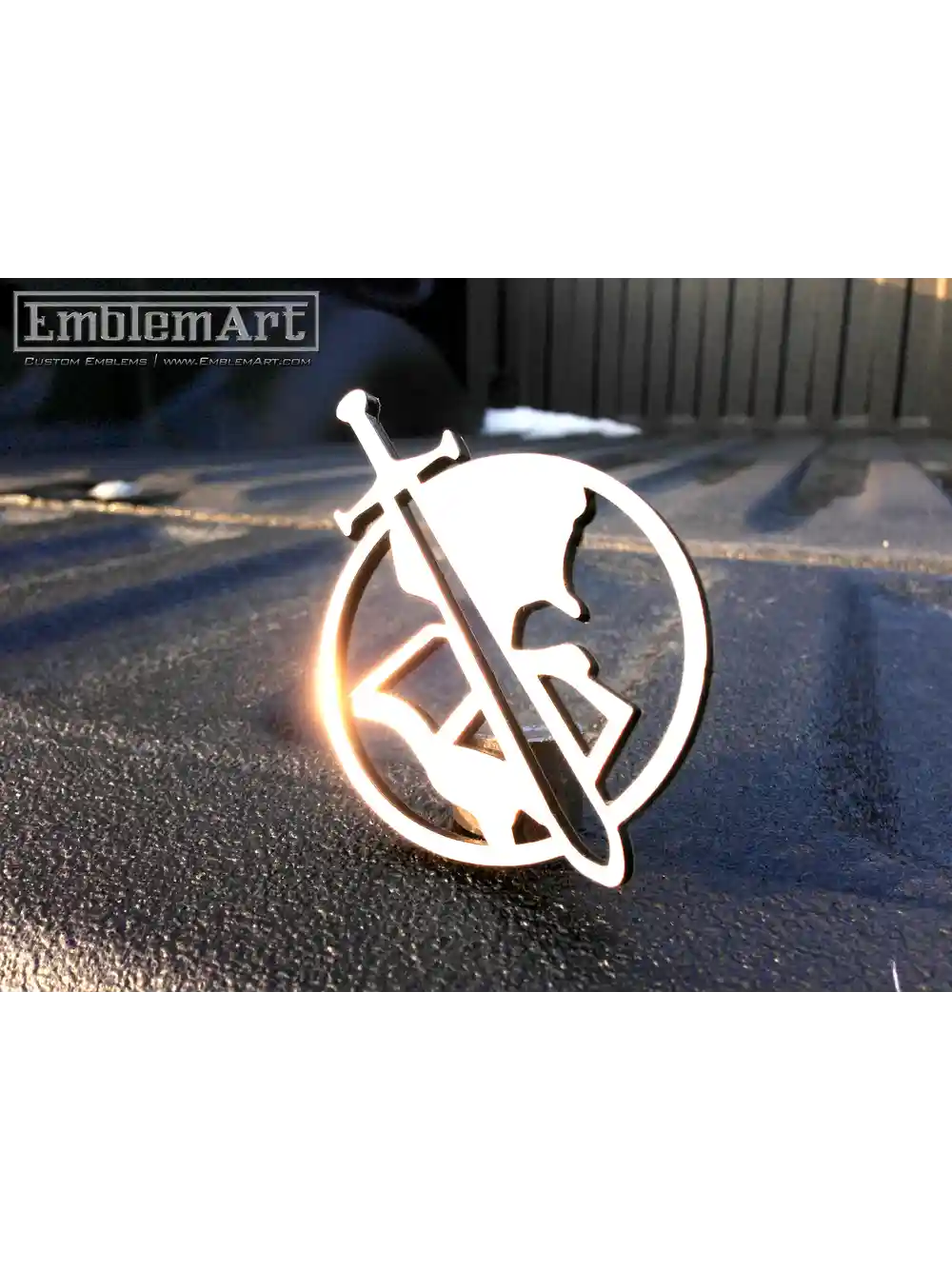 Custom Chrome Emblems - Swordbook02 Emblem