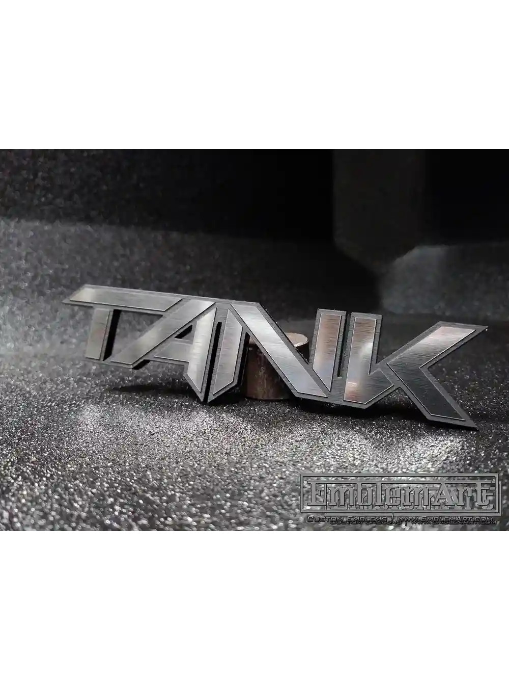 Custom Chrome Emblems - Tank Chrome 01 Emblem