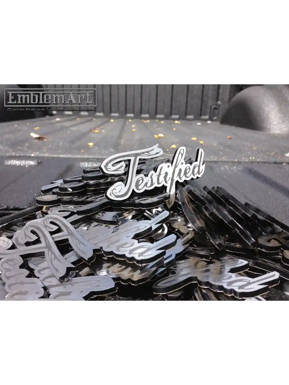 Custom Chrome Emblems - Testified01 Emblem