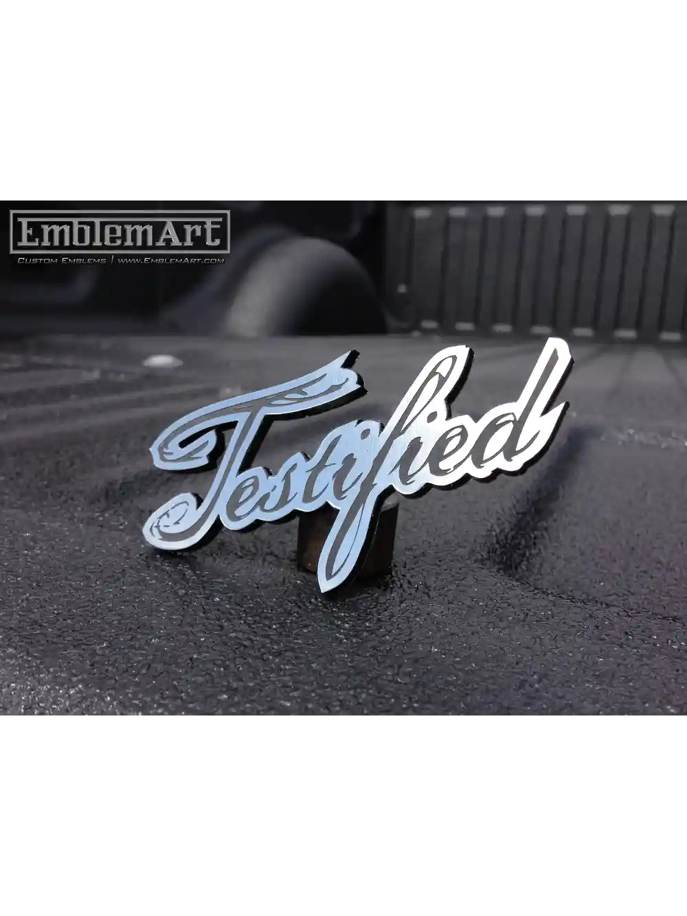 Custom Chrome Emblems - Testified04 Emblem