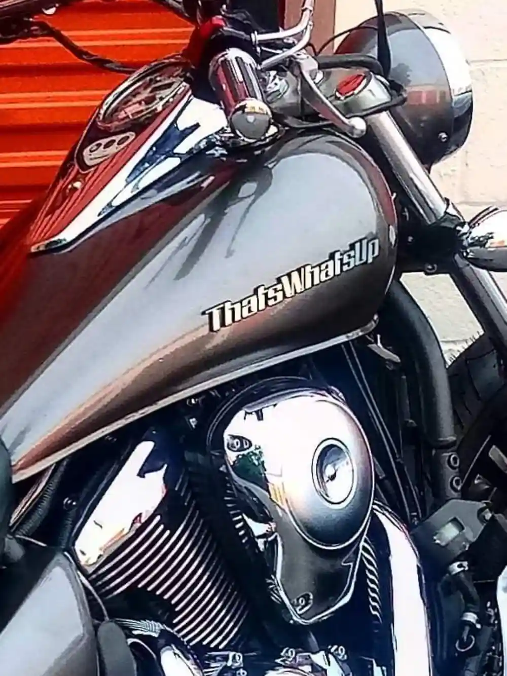 Custom Chrome Emblems - Thats Whats Up 01 Emblem