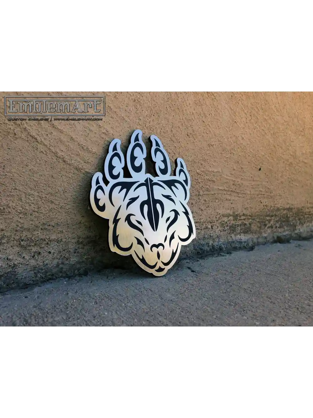 Custom Chrome Emblems - Tiger02 Emblem