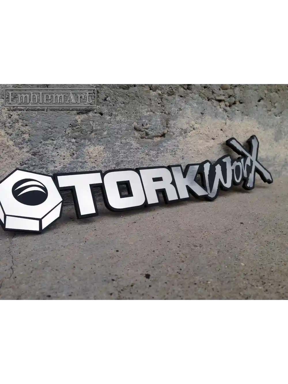 Custom Chrome Emblems - Torx01 Emblem