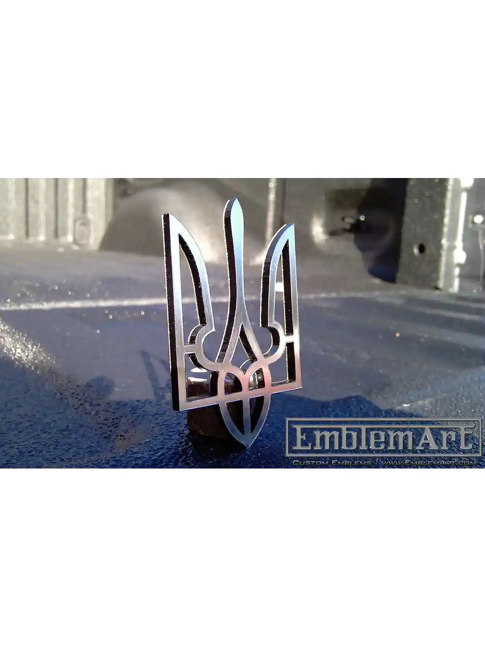 Custom Chrome Emblems - Trident07 Emblem