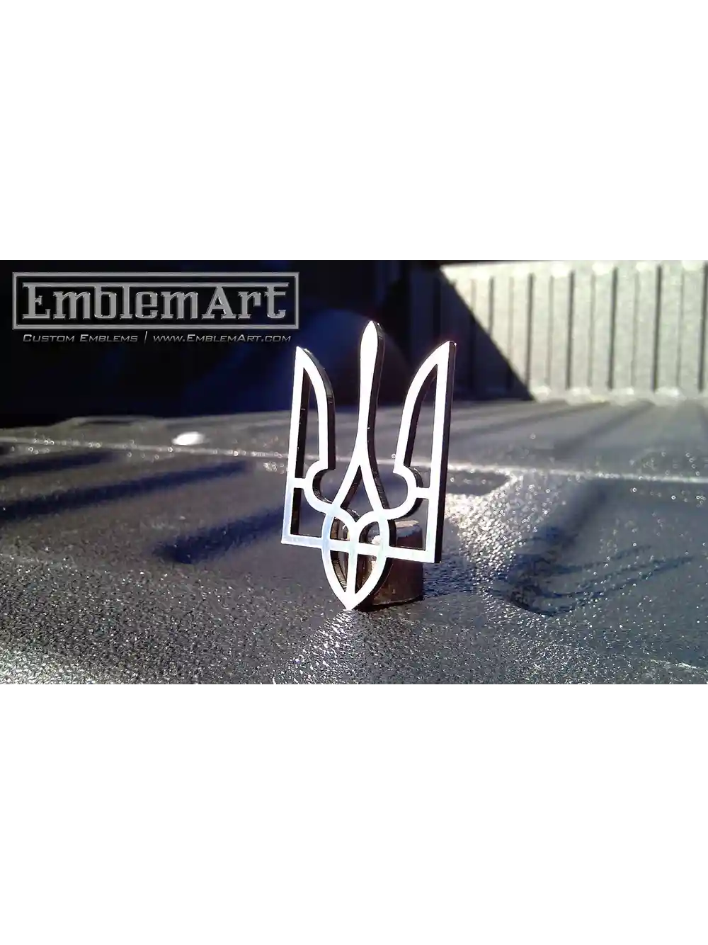 Custom Chrome Emblems - Trident08 Emblem