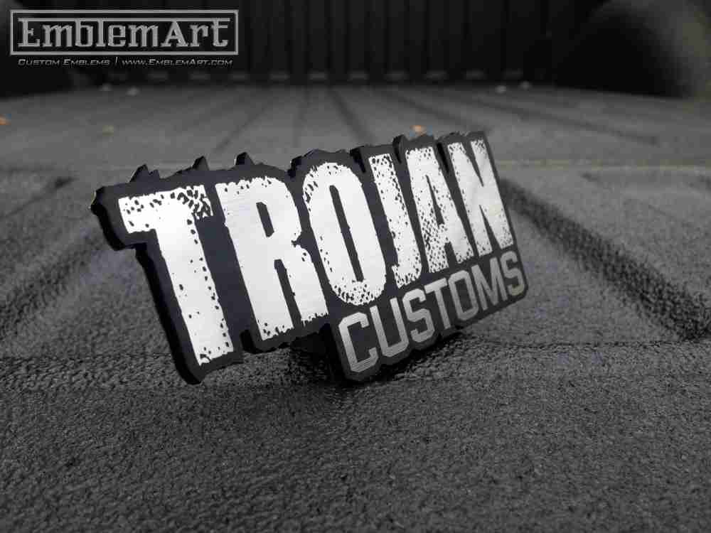 Custom Chrome Emblems - Custom Trojan Emblem