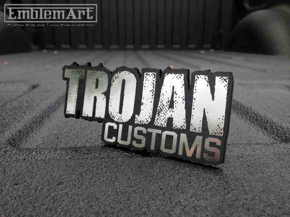 Custom Chrome Emblems - Custom Trojan Emblem