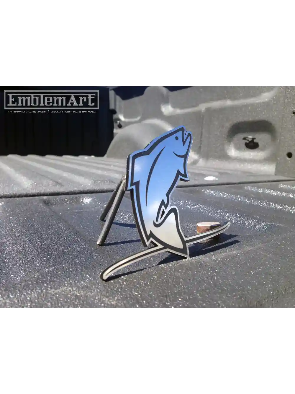 Custom Chrome Emblems - Trout01 Emblem