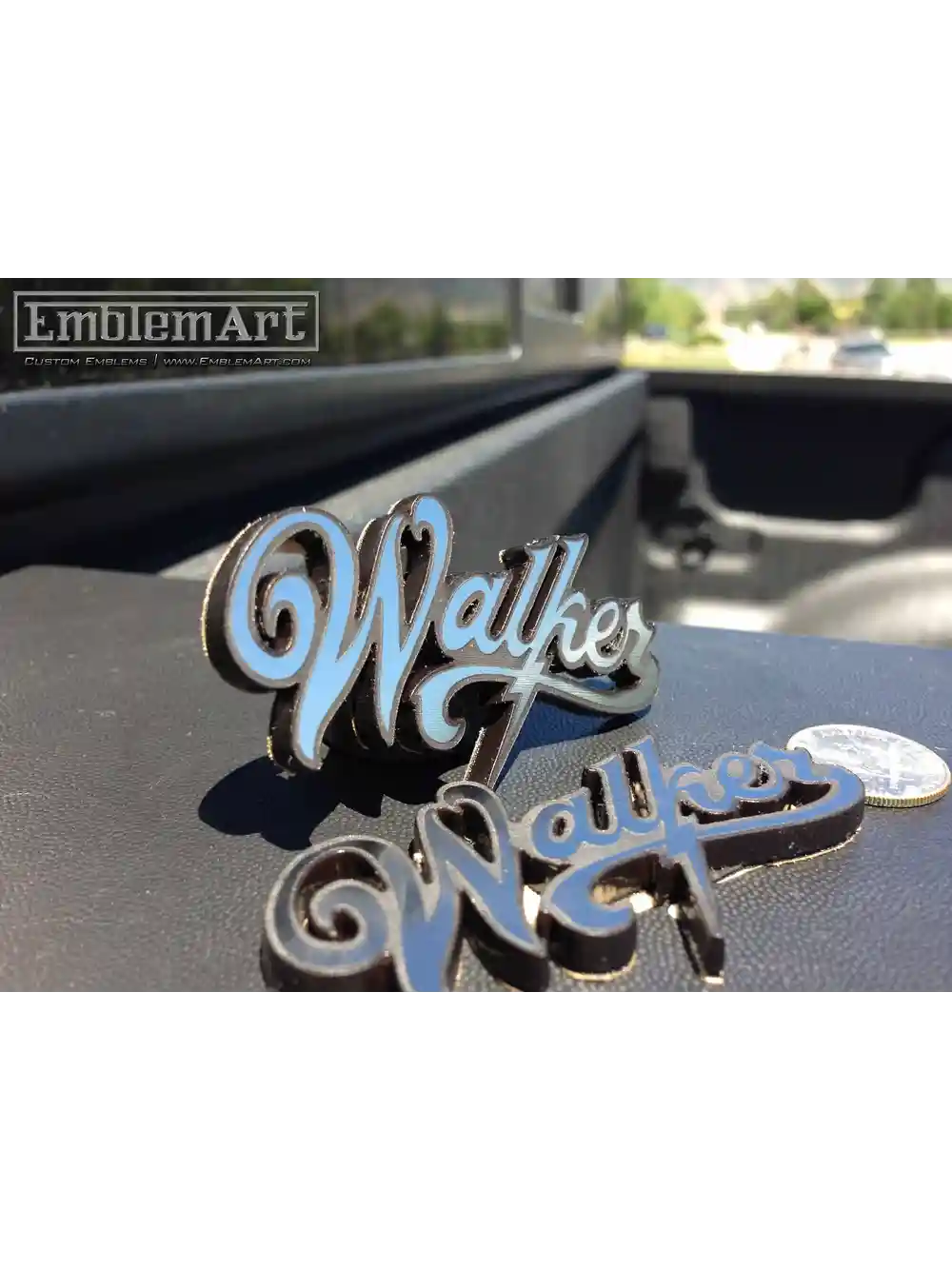 Custom Chrome Emblems - Walker01 Emblem