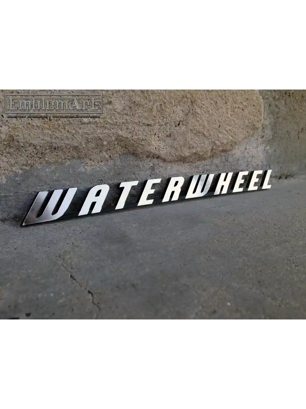 Custom Chrome Emblems - Waterwheel01 Emblem