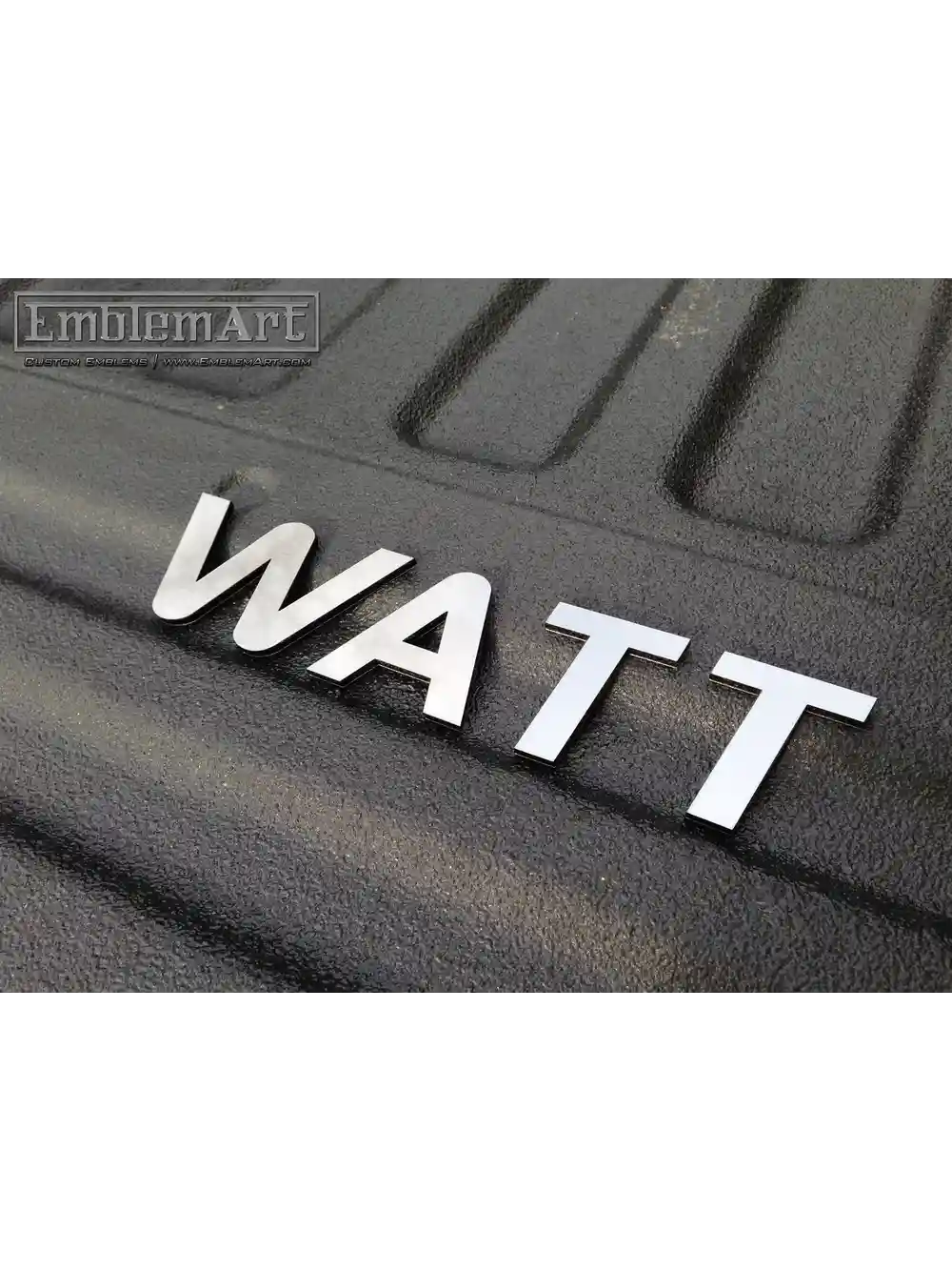 Custom Chrome Emblems - Watt01 Emblem