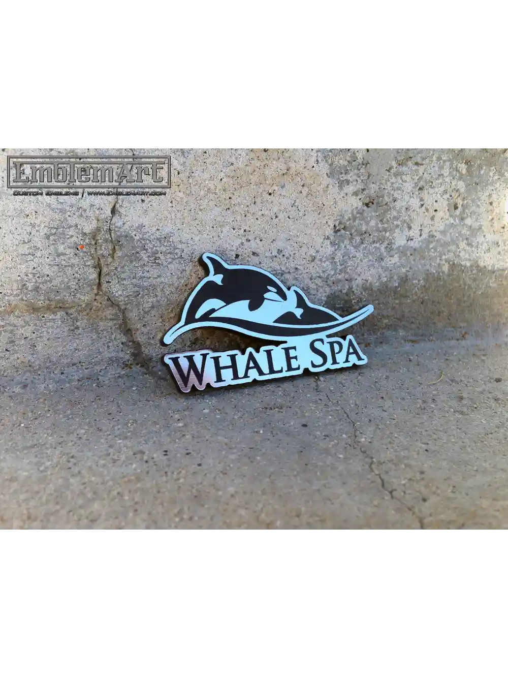 Custom Chrome Emblems - Whalespa01 Emblem