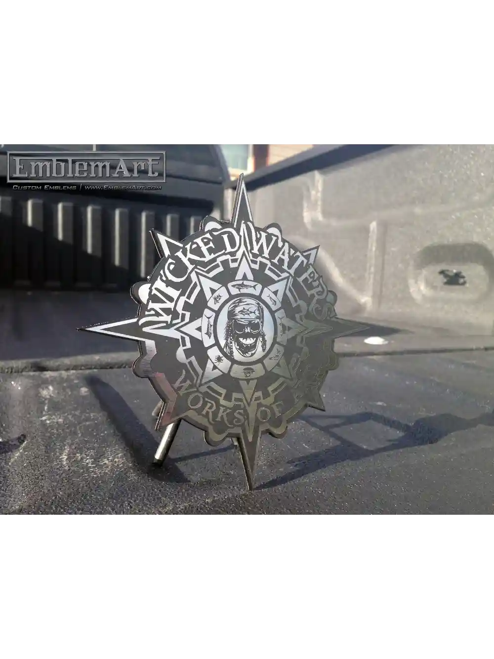 Custom Chrome Emblems - Wickedwaters01 Emblem