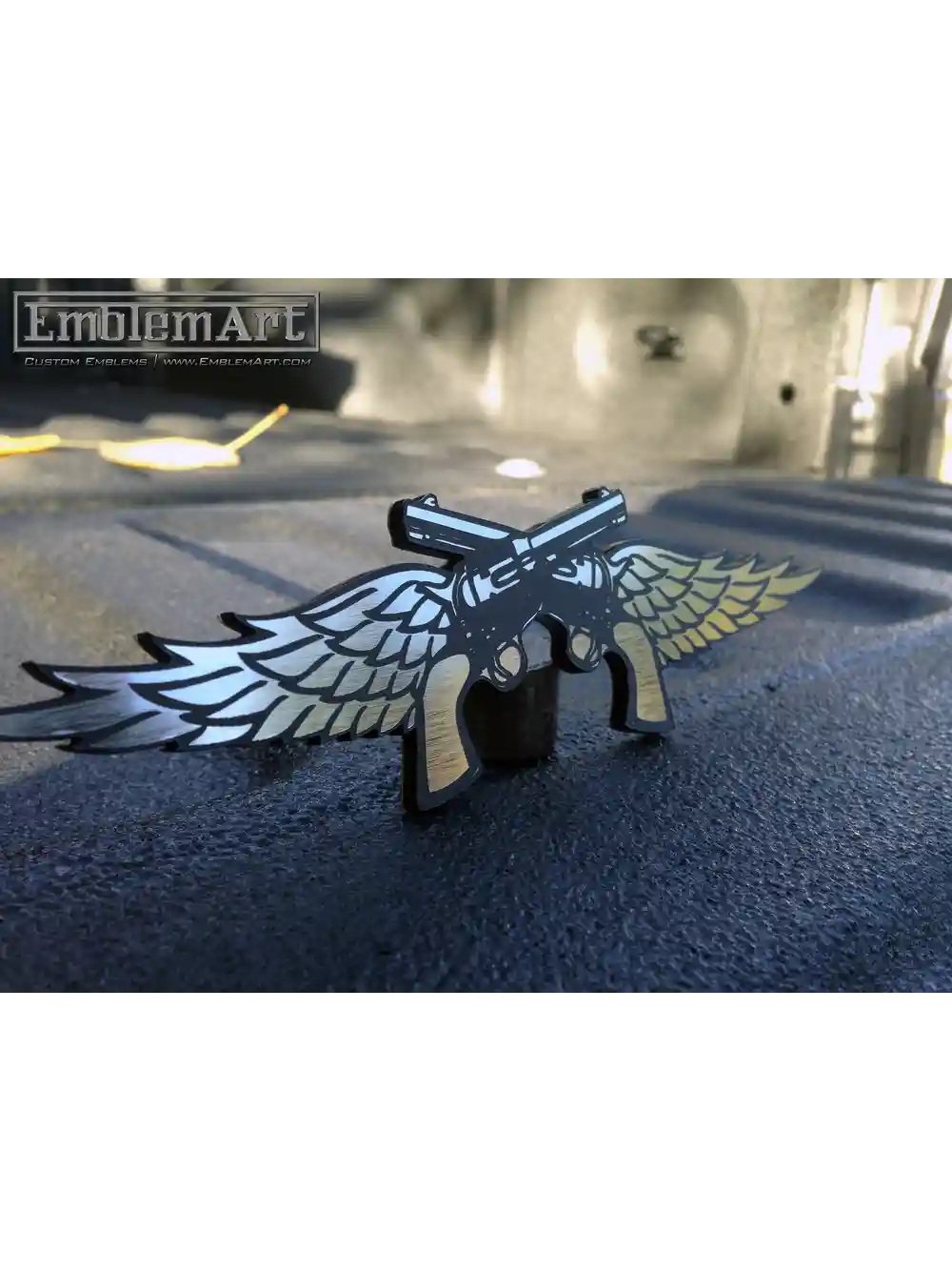 Custom Chrome Emblems - Wingguns01 Emblem