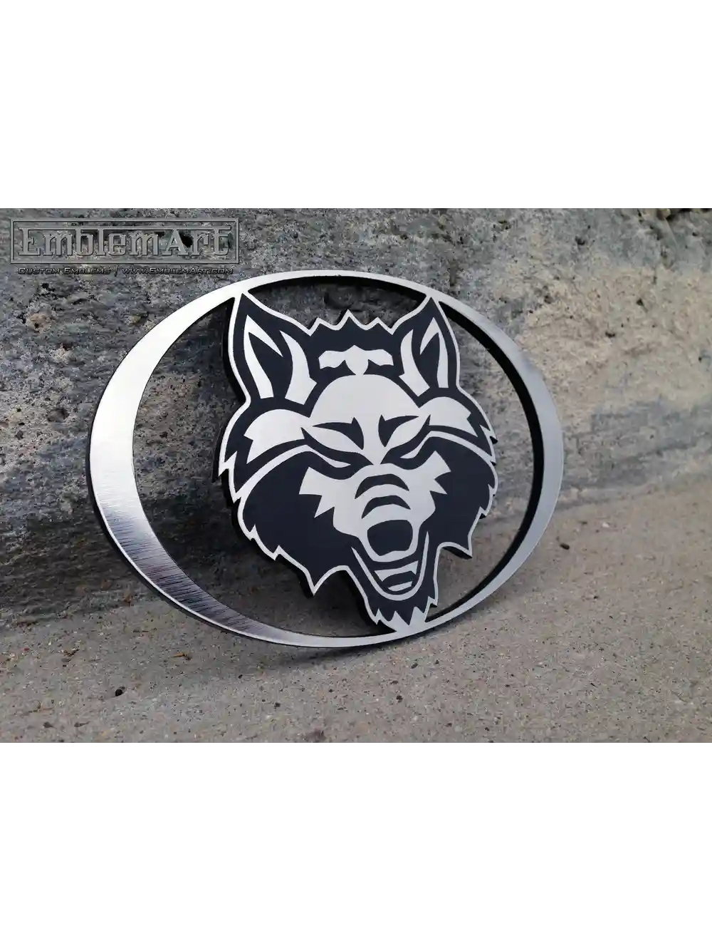 Custom Chrome Emblems - Wolf05 Emblem