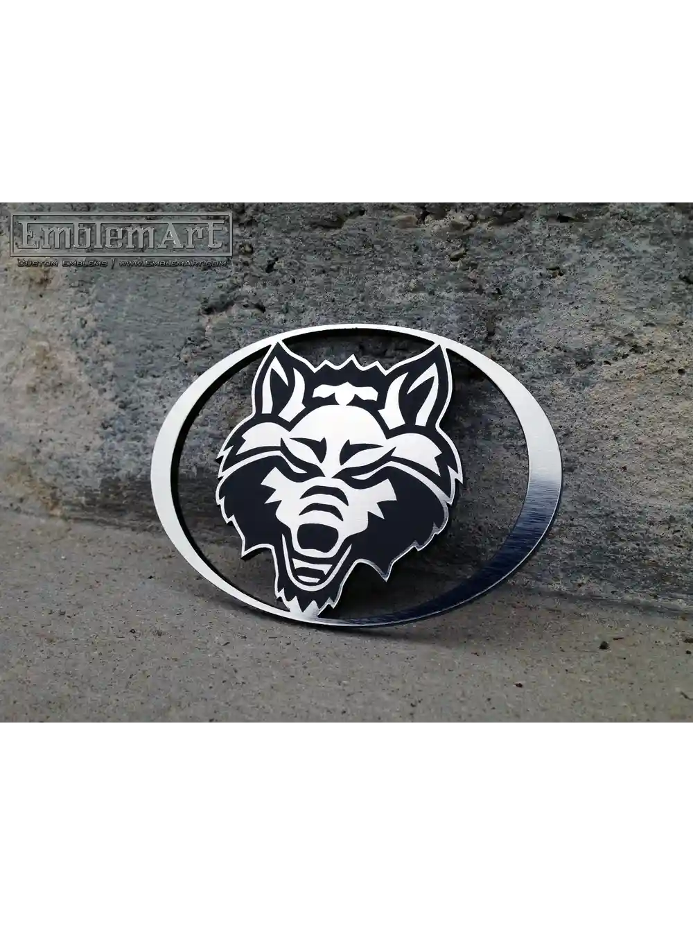 Custom Chrome Emblems - Wolf06 Emblem