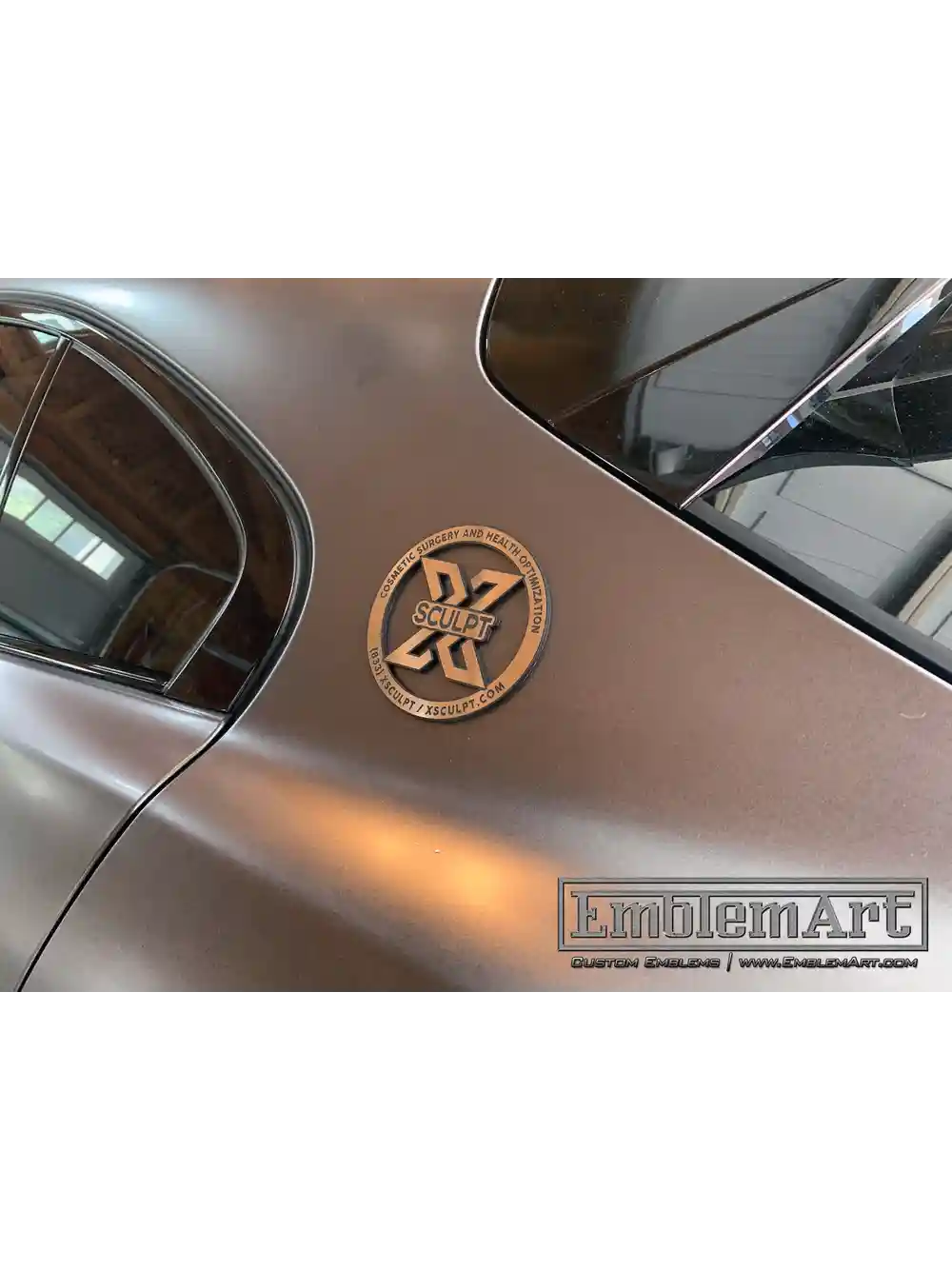 Custom Chrome Emblems - X Sculpt Emblem
