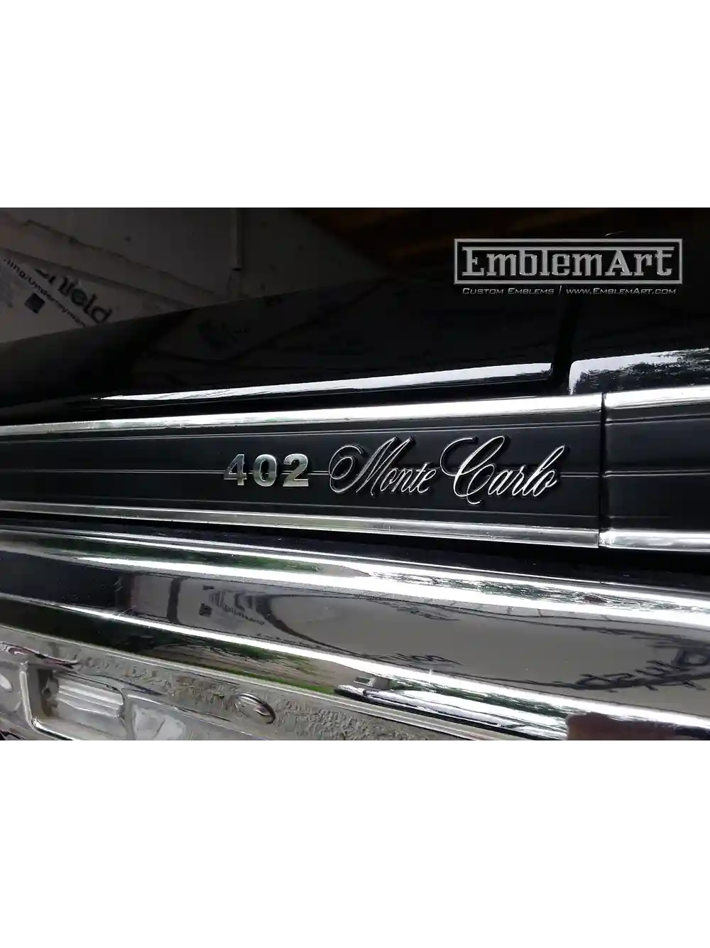 Custom Chrome Letters - 402 Small Chrome Letters Emblem