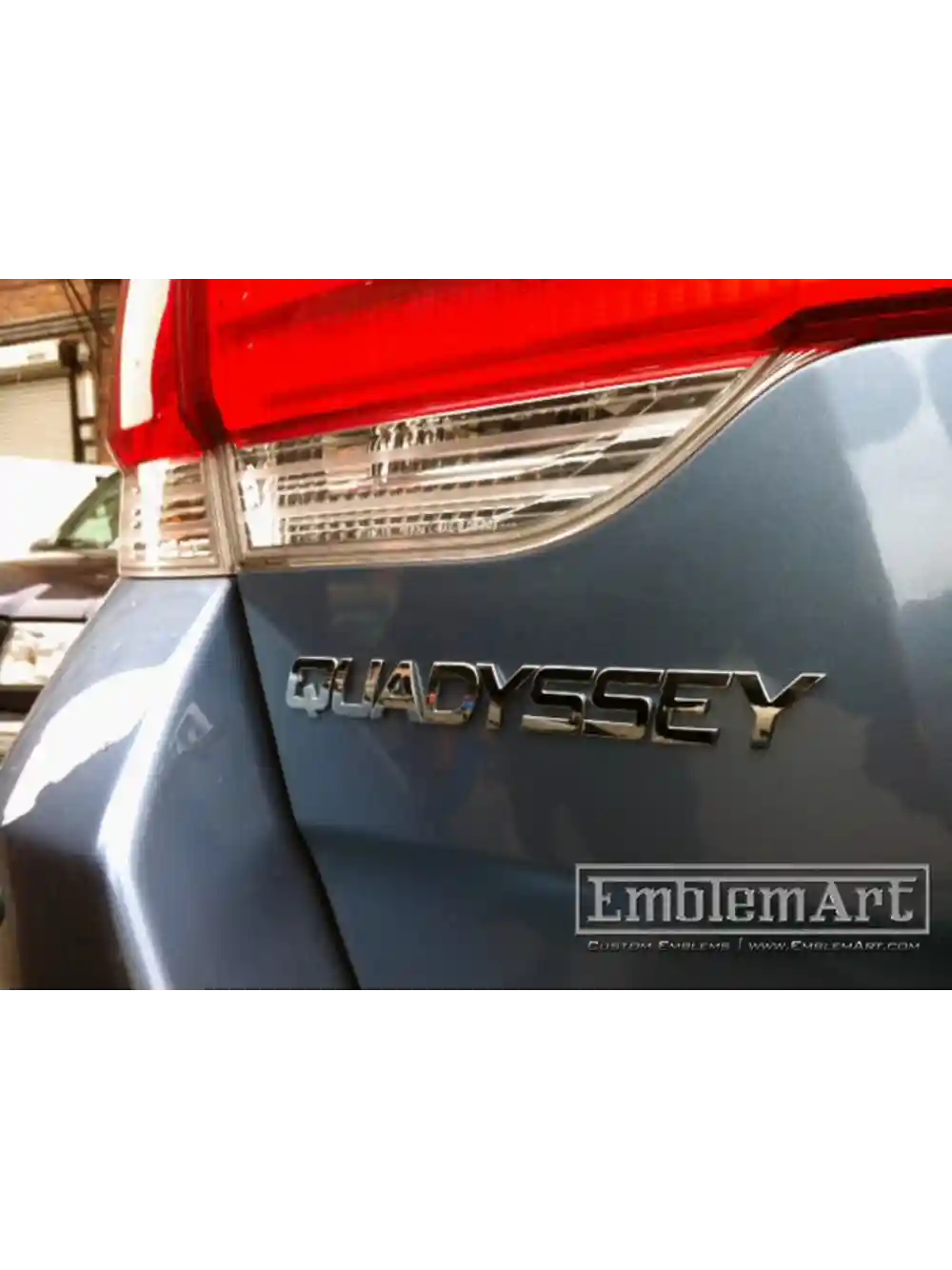 Custom Chrome Letters - Quadyssey Chrome Letters 02 Emblem