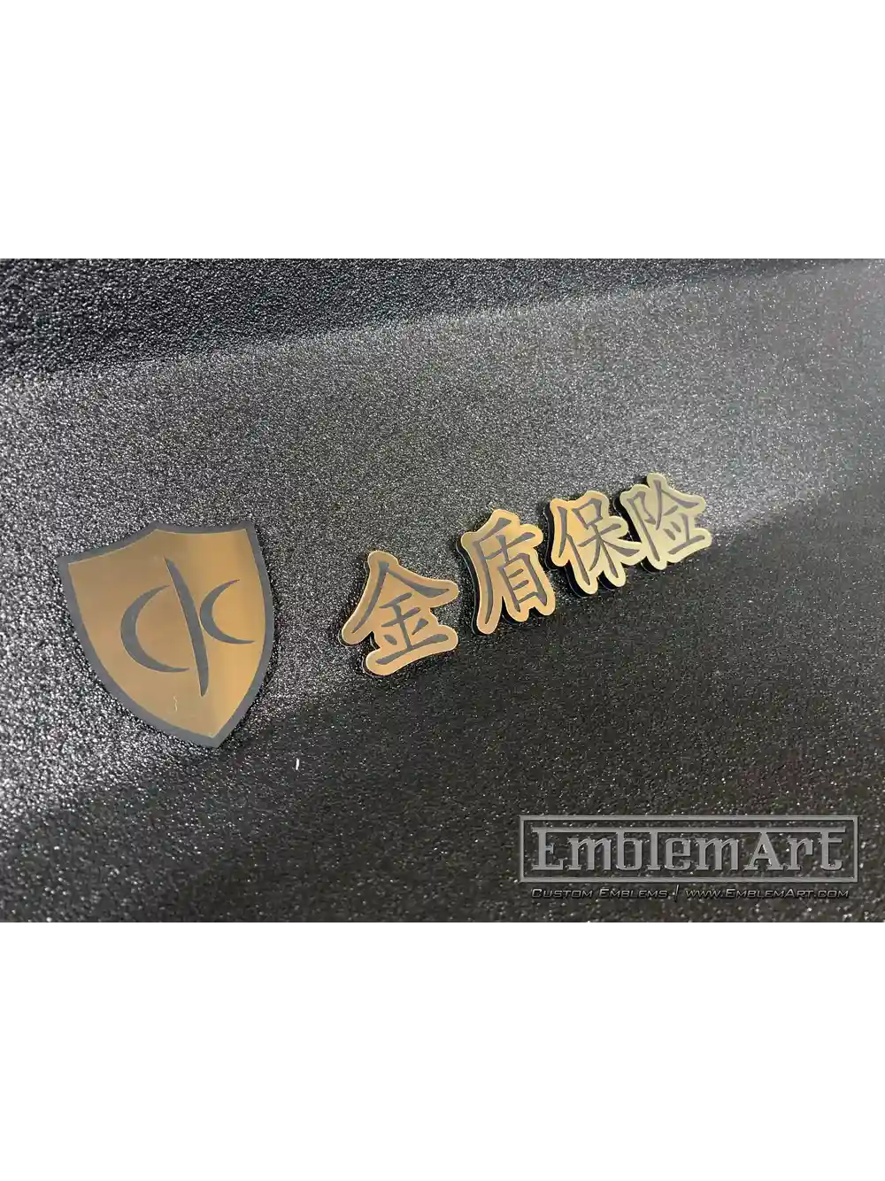 Custom Gold Emblems - Cks Insurance 01 Gold Emblem