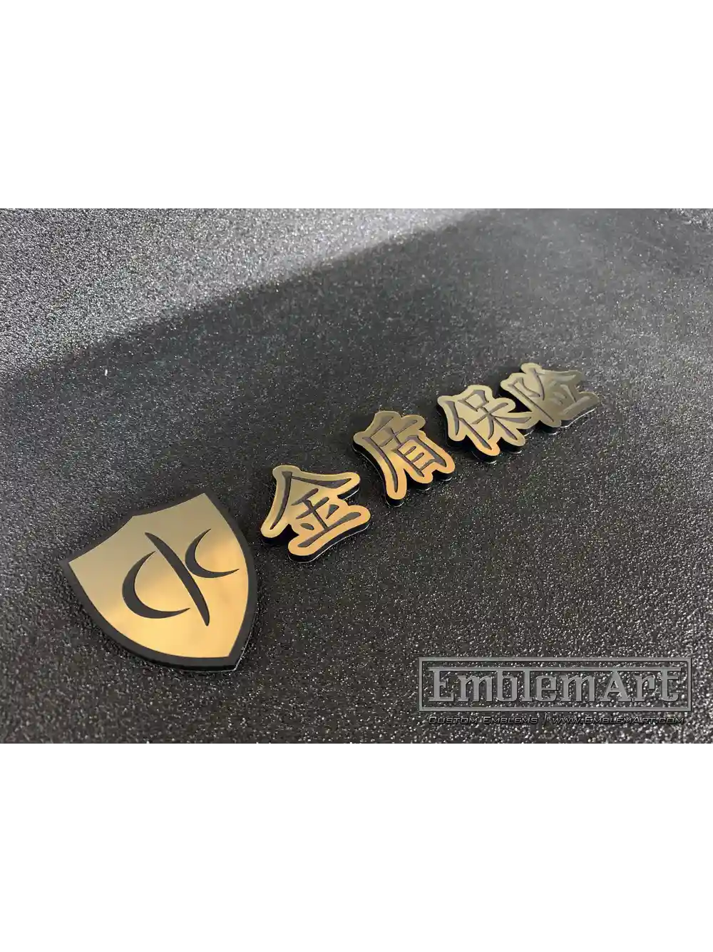 Custom Gold Emblems - Cks Insurance 02 Gold Emblem
