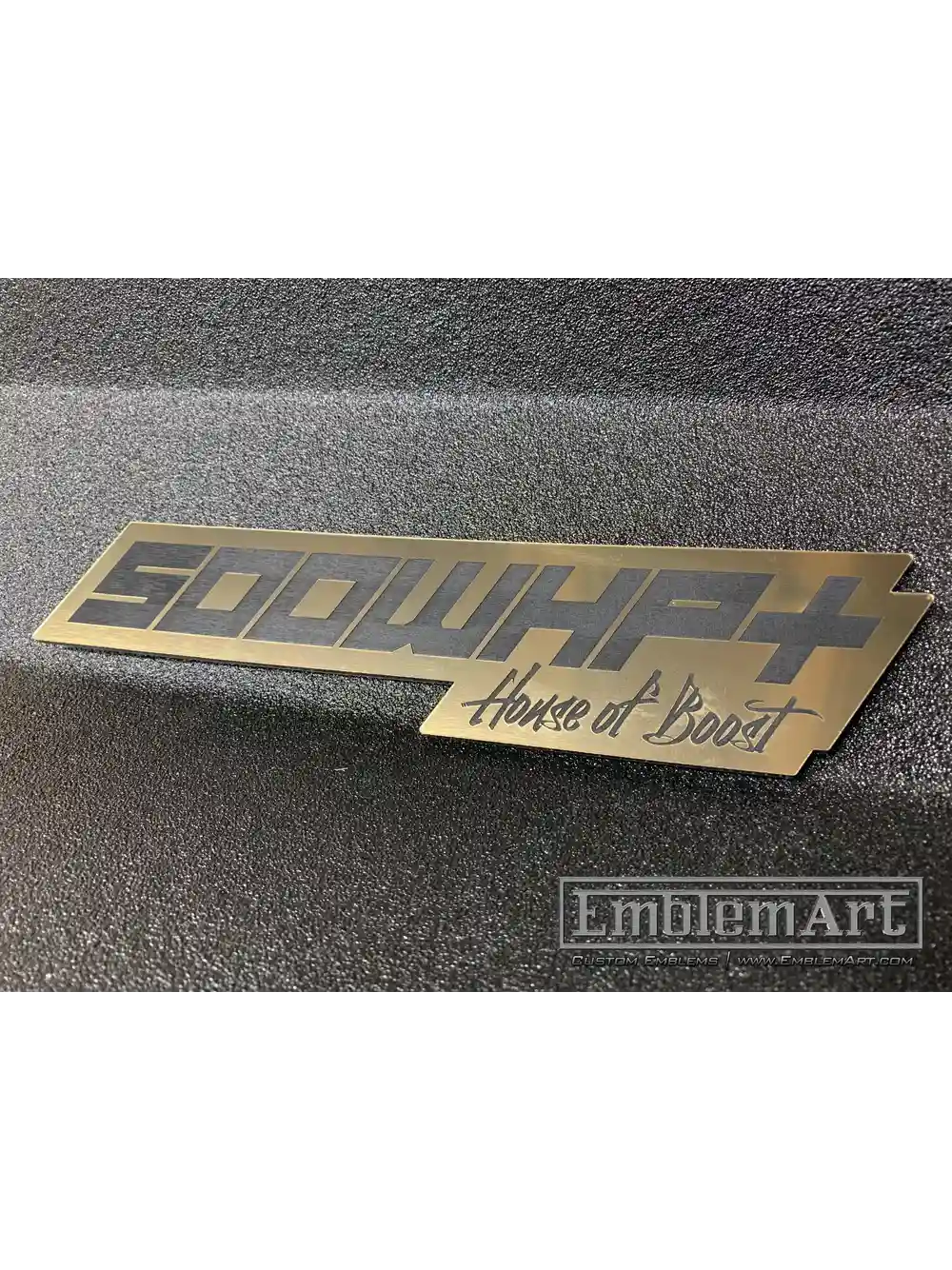 Custom Gold Emblems - House Of Boost 01 Gold Emblem