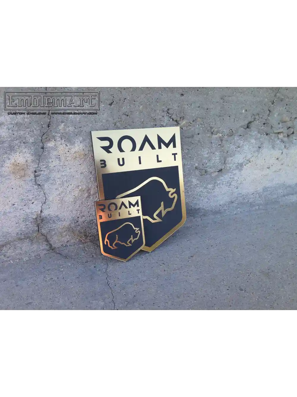 Custom Gold Emblems - Roam01 Emblem