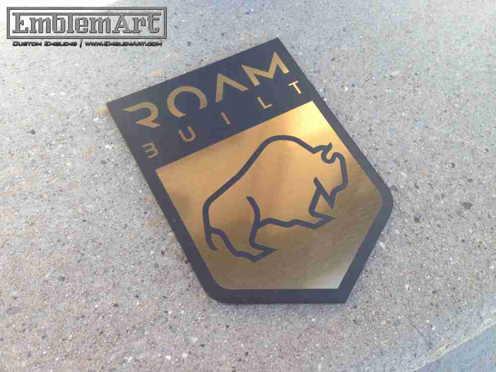 Custom Gold Emblems - Custom Roambuilt Emblem