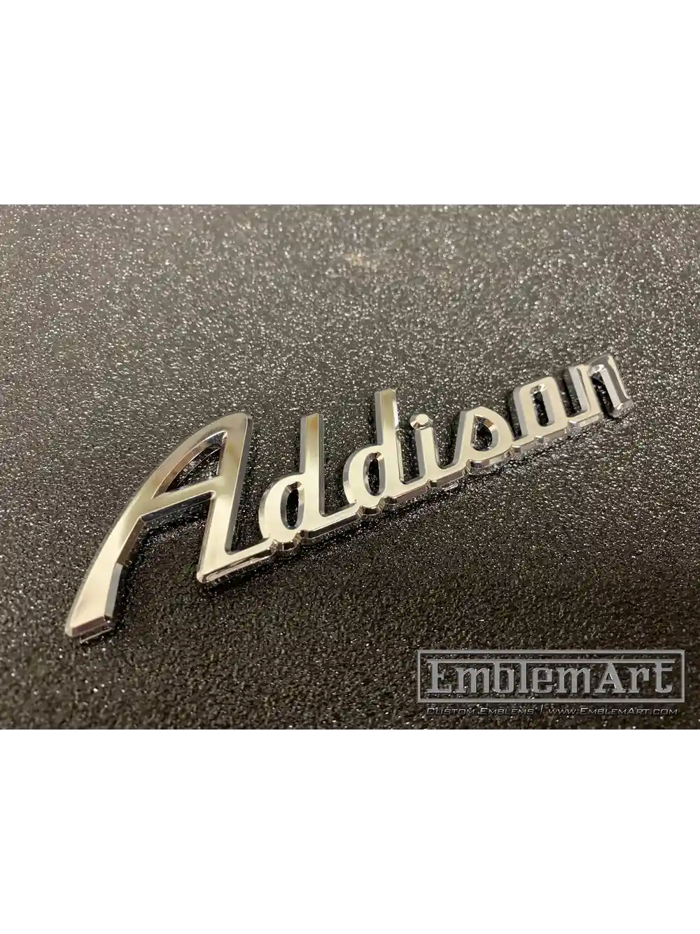 Custom Chrome Plated Emblems - Addison Chrome Plated Emblem
